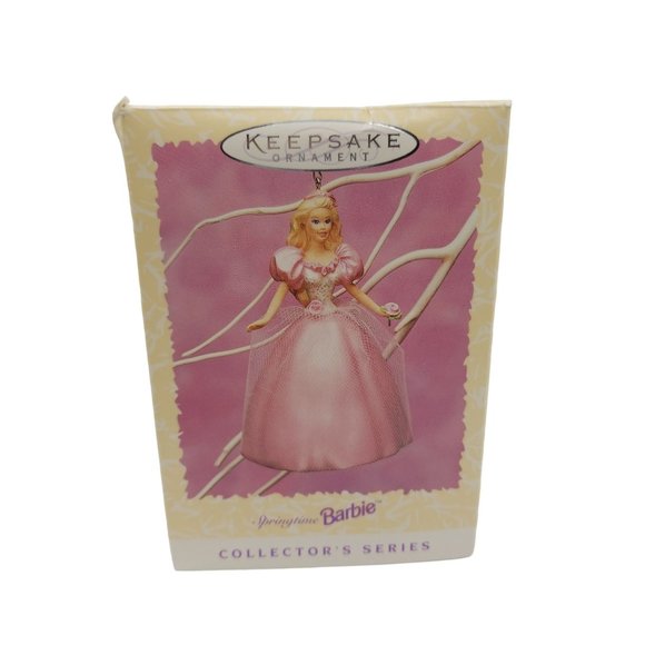 Hallmark Keepsake Ornament 1996 Springtime Barbie Collector Series w/ Box - Picture 2 of 8